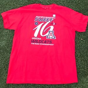 New Arizona Wildcats Basketball T-Shirt XXL